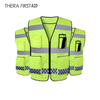 EN471 clear ID pocket customizable press safety vest 