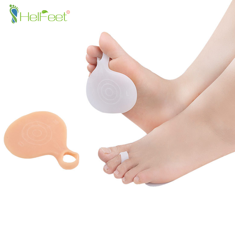 Soft Elastic Silicone metatarsal pads with Toe Loop 