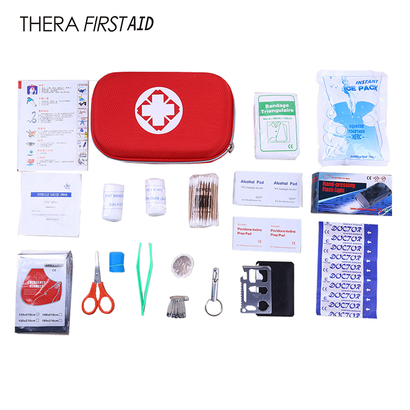 Outdoor travel health care first aid kit for emergency
